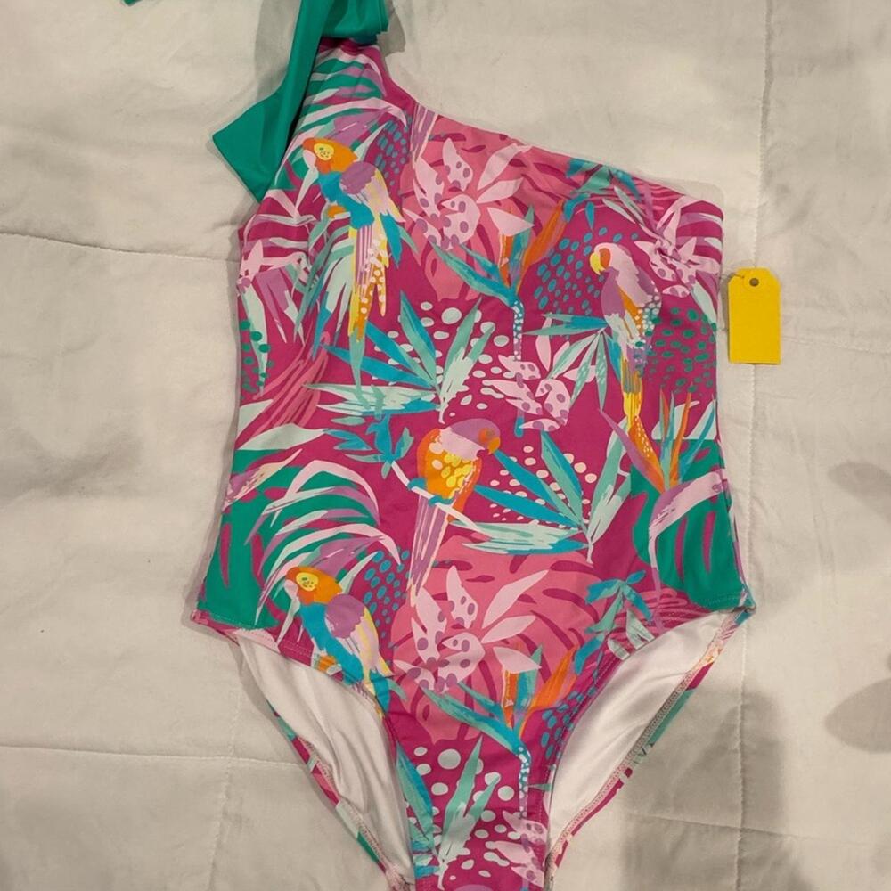 Michelle McDowell | Mia In The Trees  One-Shoulder Swimsuit
